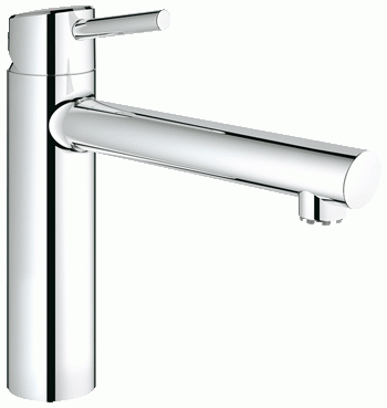 Grohe Concetto egykaros mosogató csaptelep nyitott rendszerű vízmelegítőhöz 31211 001 (31211001)