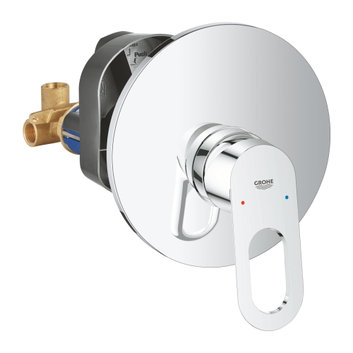 Grohe BauLoop falsík alatti zuhany csaptelep falba építhető egységgel 29080 000 (29080000)