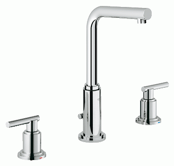 Grohe Atrio 3-lyukas mosdócsaptelep Jota fogantyúval 20382 001 (20382001)