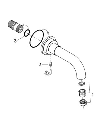 Grohe Atrio kádkifolyó 13139 000 (13139000)