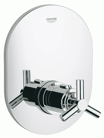 Grohe Atrio falba épített központi termosztát Y fogantyúval 19392 000 (19392000)