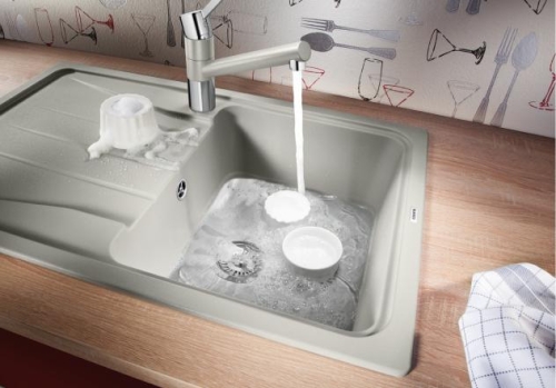 BLANCO SONA 45S Silgranit mosogató szűrőkosárral fehér 519665