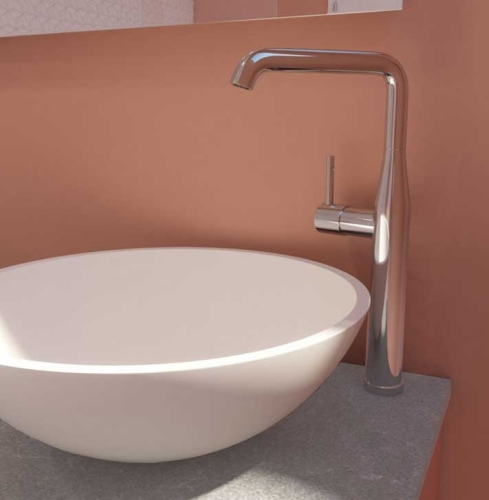 Grohe Essence New egykaros magasított mosdócsaptelep, króm 32901001
