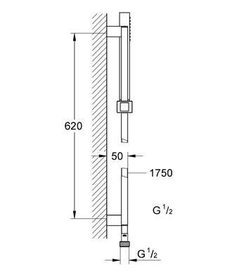 Grohe Euphoria Cube zuhanyszett 27936 000 (27936000)