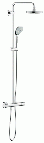 Grohe Euphoria falra szerelhető zuhanyrendszer termosztatikus csapteleppel 27420 001 (27420001)