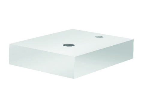 Kludi Plus mosdó-alátét modul csaplyukkal,  8 x 40,5 x 31,2 cm 49CM143