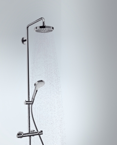 Hansgrohe Croma Select S 180 2jet showerpipe fehér/króm zuhanyrendszer 27253 400 (27253400)