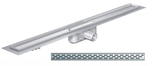 Aco Comfort alacsony szigetelő galléros alacsony zuhanyfolyóka perforált ráccsal 785 mm hosszú 406206
