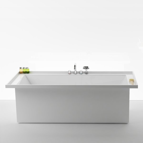 Ravak BathGallery 190x90 cm-es téglalap alakú öntött műmárvány kád XC00100019