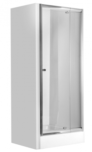 Deante Zoom zuhanyajtó szürke üveg, króm profil 78-90cm KTA 411D