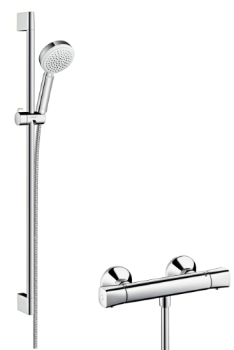 Hansgrohe Ecostat Combi 0,90 m Crometta 100 Vario kézizuhannyal fehér/króm 27031 400 (27031400)