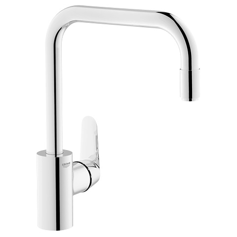 Grohe Eurodisc Cosmopolitan egykaros mosogató csaptelep, kihúzható gyöngyöztetővel 31122 002 (31122002)
