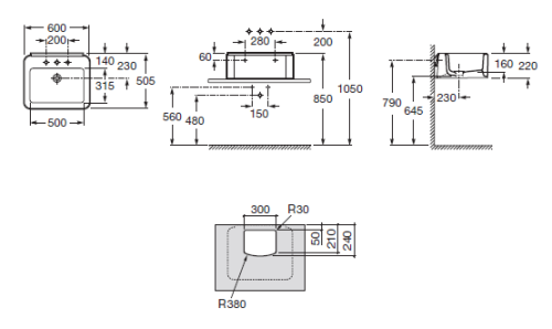 Roca Element ráültethető mosdótál, 7327570000