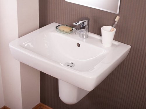 Alföldi Formo S 65 x 51 cm-es mosdó EasyPlus bevonattal 7012 65 R1