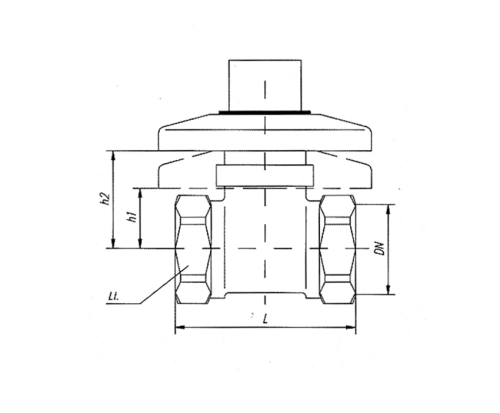 Mofém Csempeszelep, 1/2 piros, 164-0015-00