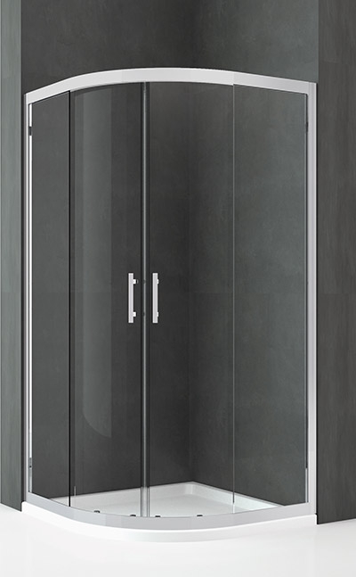 Hopa Kali R Offset Íves zuhanykabin 80x100x195 cm, KALIR80100-1B
