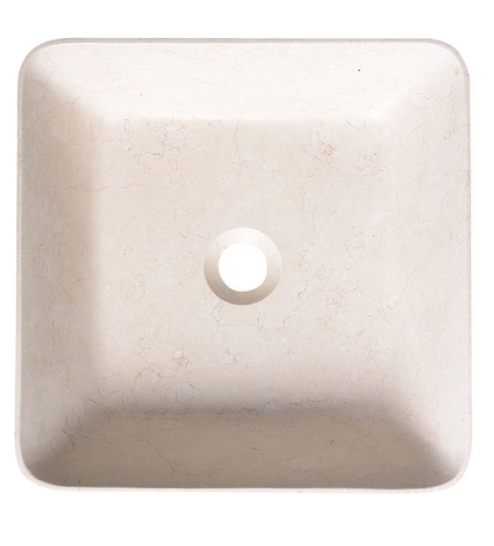 Sapho BLOK 14 kőmosdó 40x40x10cm, Galala, matt kő (2401-16)