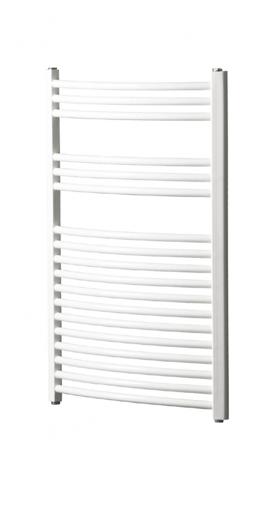 Radeco Adamo AD2-265/L D profilos íves típusú törölközőszárítós csőradiátor (250 W, fehér, 680x315 mm)
