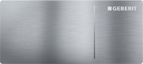 Geberit Sigma70 szálcsiszolt rozsdamentes acél nyomólap kétmennyiséges öblítés távvezérlő Sigma 8 cm 115.635.FW.1