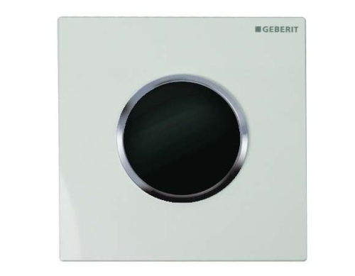 Geberit Sigma10 automata vizelde vezérlés, infravörös, elemes fehér / matt króm / matt króm 116.035.KL.1