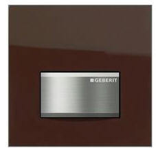 Geberit pneumatikus vizelde vezérlés, Sigma50 dizájn, barna üveg 116.016.SQ.5