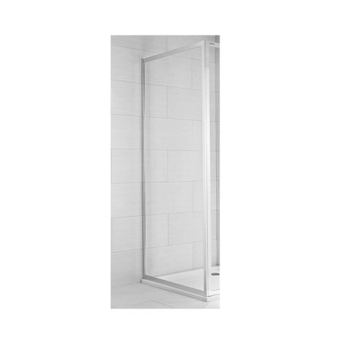 Jika Cubito rögzített zuhanykabin oldal panel, 80x195 cm króm/artic, H2972410026661 (2.9724.1.002.666.1)