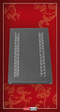 Radeco VERANO COLOR design fűrdőszobai csőradiátor (730 W, 600x1100 mm)