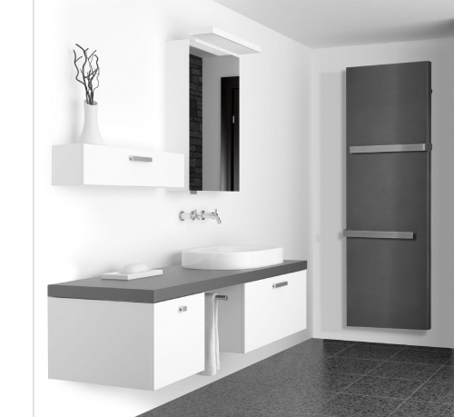 Radeco WALL design fűrdőszobai radiátor (1020 W, színes, 1600x560 mm)