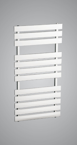 Radeco Bari A1-450/B O profilos egyenes törölközőszárítós csőradiátor (370 W, fehér, 410x550 mm)
