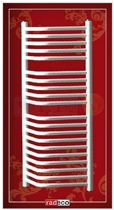 Radeco A2/N O profilos sarok típusú törölközőszárítós csőradiátor (610 W, fehér, 680x400 mm)