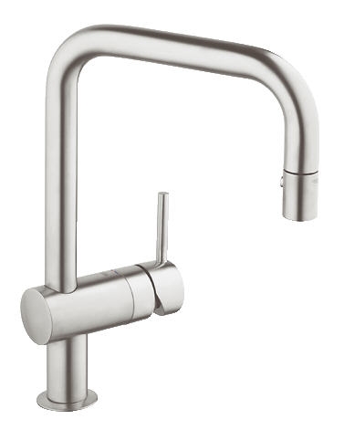 Grohe Minta egykaros mosogató csaptelep kihúzható zuhanyfejjel 32322 DC0 (32322DC0)