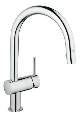 Grohe Minta egykaros mosogató csaptelep kihúzható zuhanyfejjel 32321 000 (32321000)