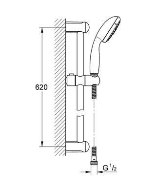 Grohe Új Tempesta 100 zuhanygarnitúra 27794 000 (27794000)