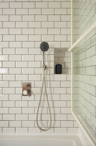 Sapho MINIMAL 2-irányú falba süllyesztett zuhanycsaptelep, inox MI042