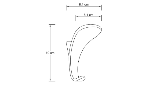 Sapho SMART fogas, króm LF001