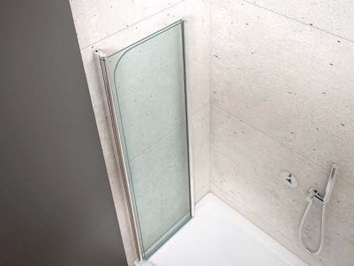 Sapho AQUALINE WILA 90 cm kádparaván transzparent üveggel, króm AQ5742