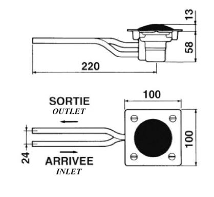 PRESTO SOL 509 lábkapcsoló 23100