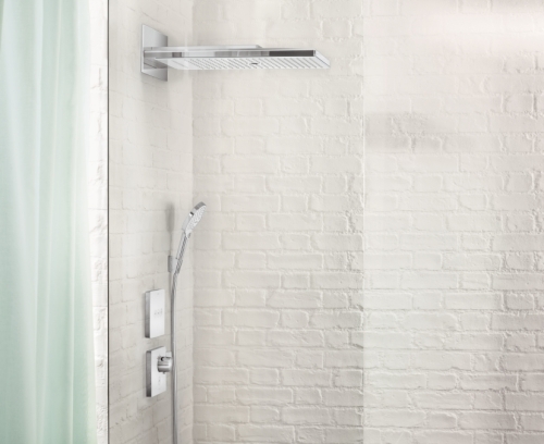 Hansgrohe ShowerSelect Glas falsík alatti szelep színkészlet fehér/króm 15736 400 (15736400)