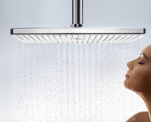 Hansgrohe Rainmaker Select 460 3jet EcoSmart  fejzuhany, mennyezeti csatlakozóval fehér/króm 24016 400 (24016400)