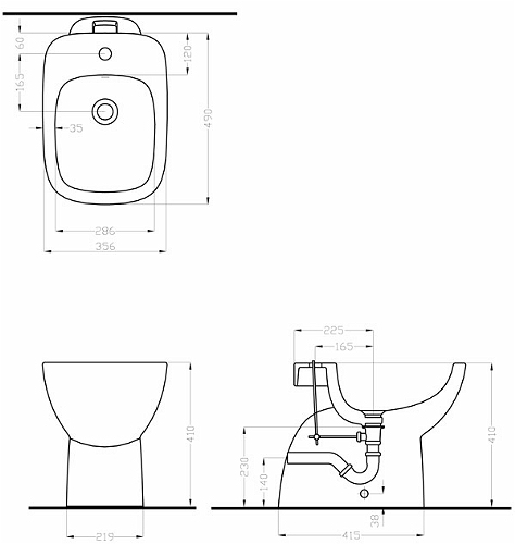 Kolo Style Álló bidé (L25000000)