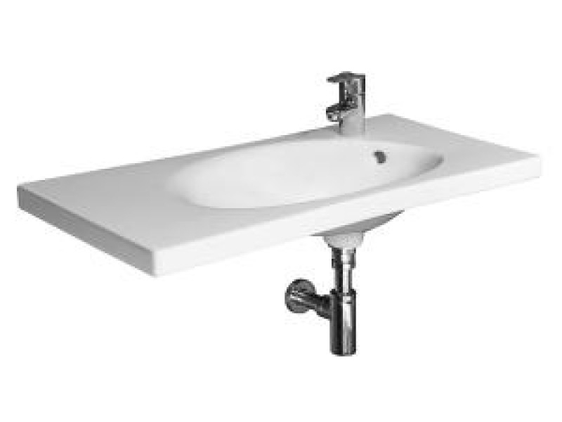 Jika Tigo 80x38,5 cm-es ráépíthető mosdó H8122180001061 (8.1221.8.000.106.1)