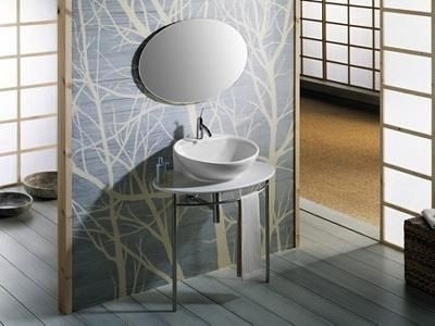 Roca Fontana 60x48 cm-es pultra ültethető vagy falra szerelhető porcelán mosdó 7327877000 (K)