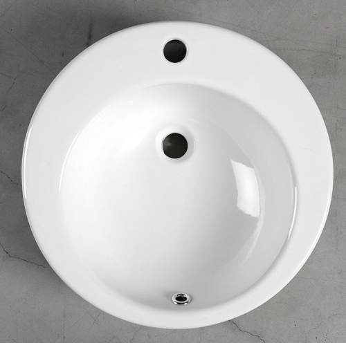 Aqualine pultra ültethető mosdó, átmérő 50 cm (FS16A)