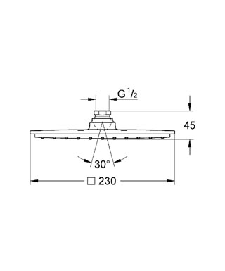 Grohe Rainshower fejzuhany 27479 000 (27479000)