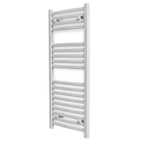 Lazzarini Merano íves dizájn törölközőszárítós radiátor, fehér 803x500 mm (386272)