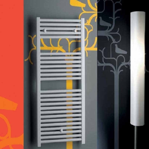 Lazzarini Sanremo íves törölközőszárítós radiátor, fehér 1110x450 mm (386508)