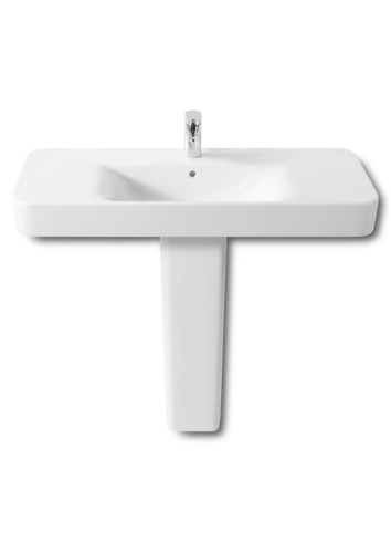 Roca Senso Square 100x47,5 cm-es fali vagy bútorra ültethető mosdó A32751M000