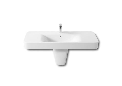 Roca Senso Square 100x47,5 cm-es fali vagy bútorra ültethető mosdó A32751M000