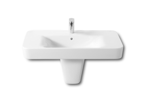 Roca Senso Square 85x47,5 cm-es fali vagy bútorra ültethető mosdó A32751N000