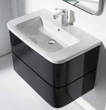 Roca Cala 75x45 cm fali vagy bútorral aláépíthető mosdó A327424000